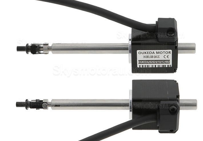 Oukeda OK28DL33B-Q60-ZC Nema 11 Hollow Shaft Stepper Motor 1.8 deg 6.8Ncm for Yamaha IC Burning Machine / Labeling Machine